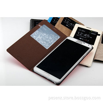 Battery Phone Cover for Mobile Phone Leather Case for Sumsung Note 3
